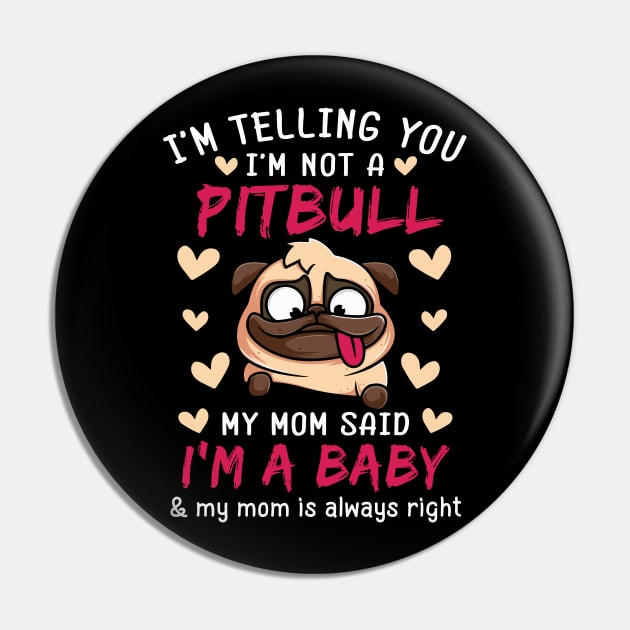 funny pitbull shirt pitbull mom i'm a baby pitbull dog lover Pin by Xonmau