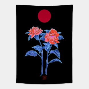 Flower Sunset V5 Tapestry