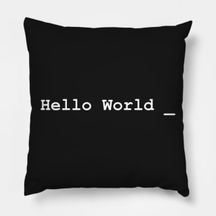 Hello World _ Pillow