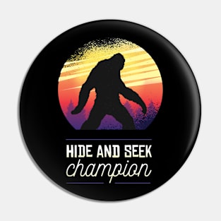 Big Foot Hide And Seek Pin