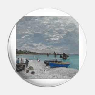 The Beach at Sainte-Adress (Monet) Pin