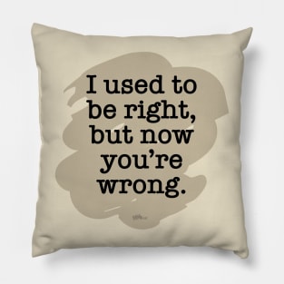 Right/Wrong Pillow