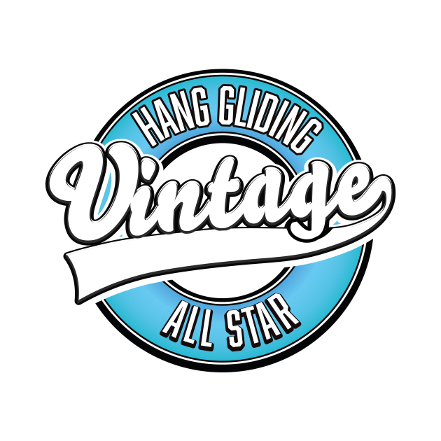 Hang Gliding vintage all star logo by nickemporium1