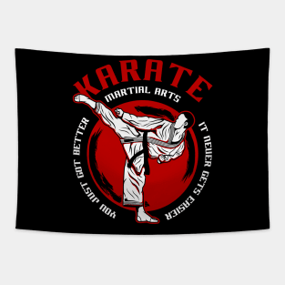 KARATE MARTIAL ART Tapestry