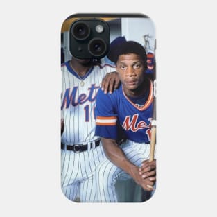 Darryl Strawberry and Dwight Gooden  in New York Mets, 1983 Phone Case