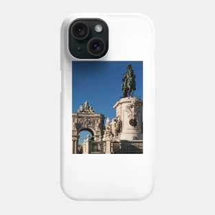 Statue Of The Marquis Of Pombal - 1 © Phone Case