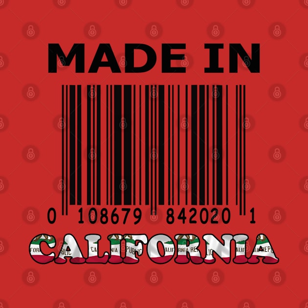 Fake bar code made in California design. by Samuelproductions19