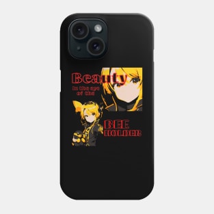 BEAUTY EYE OF THE BEHOLDER ANIME WITH BEE Phone Case