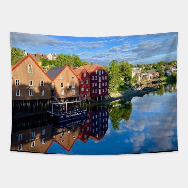 Trondheim Norway Tapestry by Raiza