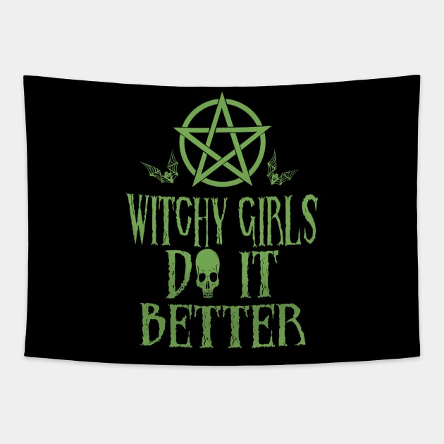 Witchy Woman T-Shirt Tapestry by CreatingChaos