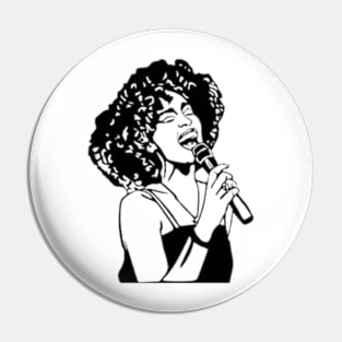 Whitney Houston Pin