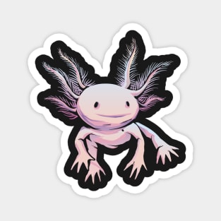 axolotl, axolotl pattern, salamander , salamander shirt, olm, pond newt, lizard , mexican salamander Magnet