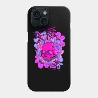 The pink skull Phone Case