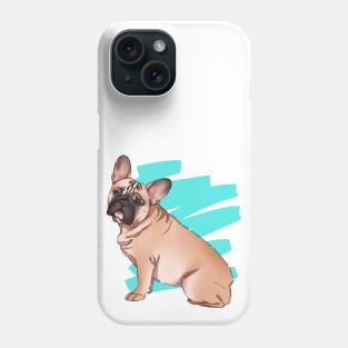 Chromatic French bulldog Phone Case