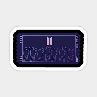 BTS Special Ticket Magnet