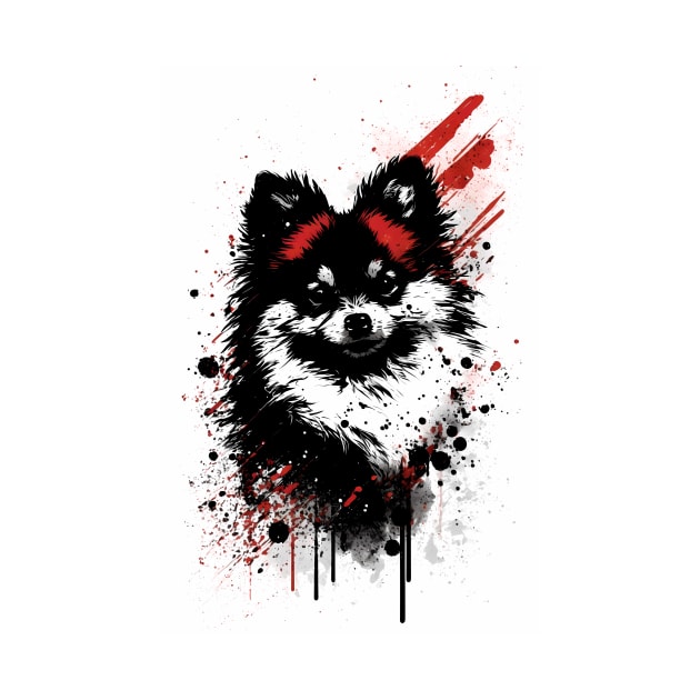 Pomeranian Dog Portrait by TortillaChief