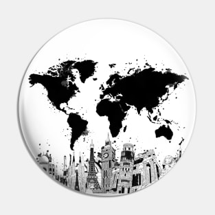 world map Pin