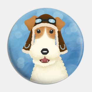 Winter Terrier Pin