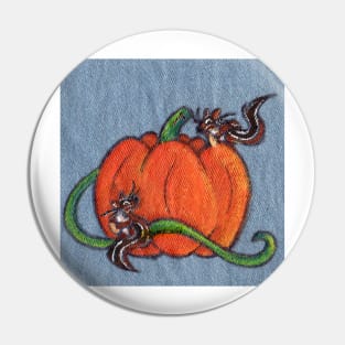 Pumpkin Patch Chipmunks Pin