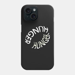 Donut Typography (White ver.) Phone Case