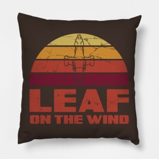 Leaf on the Wind Pillow