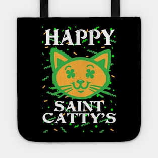 Happy St Catty's Day - St Patricks Day Tote