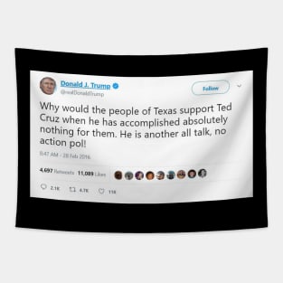 Trump's Twitter VS Ted Cruz Tapestry