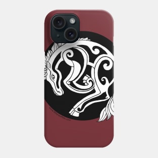 White Horse Celtic style Phone Case