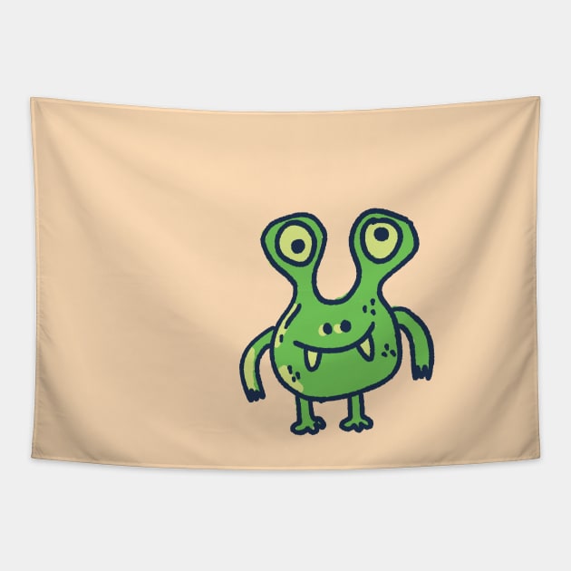 Cute Monster (06) Tapestry by Hardworker