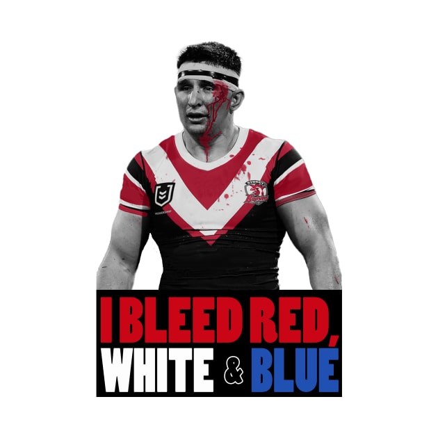 Sydney Roosters - Victor Radley - BLEED RED, WHITE 'N BLUE by OG Ballers