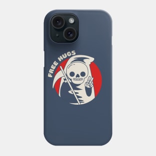 Free Hugs Grim Reaper Phone Case