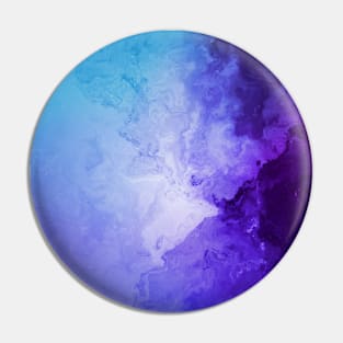 Marble Ombre Purple Watercolor Pin