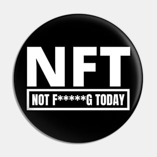 NFT Non Fungible Token Meme Joke Humor Pin