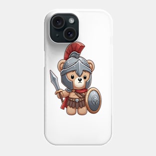 Cute Spartan Bear Kawaii Phone Case