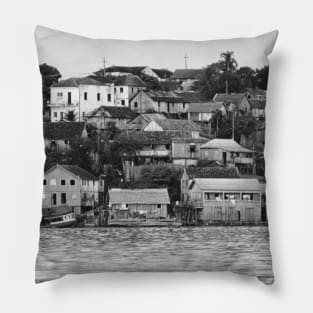 Brazilian city on the waterfront Pillow