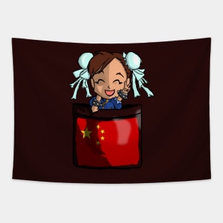 Street Fighter Pocket Pals - #3 Chun Li Tapestry