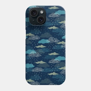 Dark Rainy Day Pattern Design Phone Case