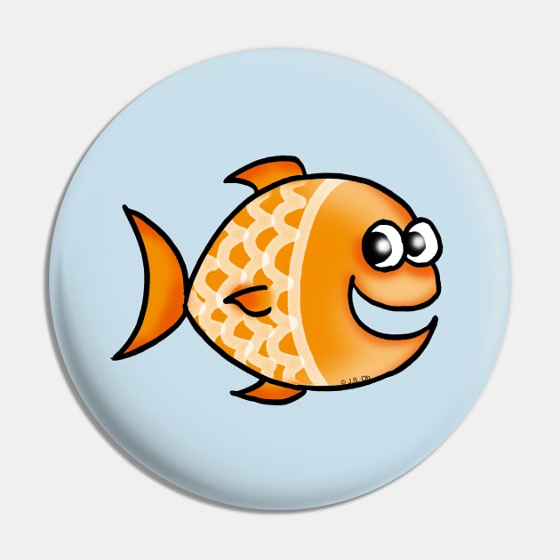 cute orange fish Pin by cartoonygifts