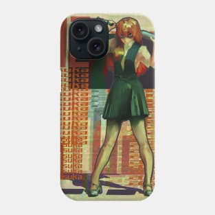 Asuka glitch Phone Case