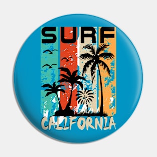 Surf californiya Pin