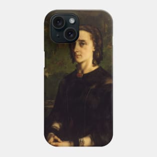 Madame de Brayer by Gustave Courbet Phone Case