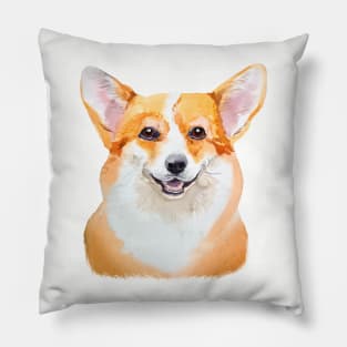 corgi pembroke Pillow