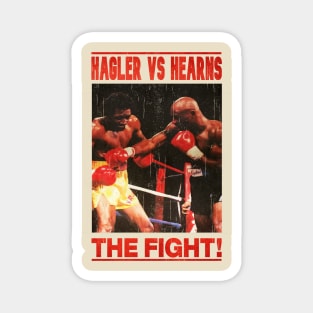 HAGLER VERSUS HEARNS THE FIGHT 80S Magnet