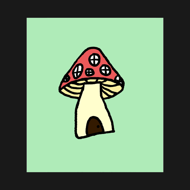 Mushroom House by ThePureAudacity