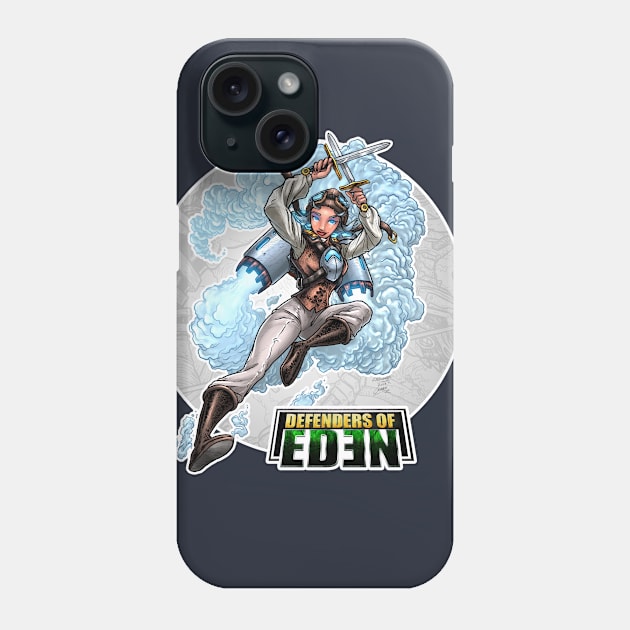 Defenders of Eden - Grey Phone Case by Ideasfrommars