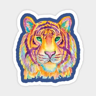 Tiger watercolor 1 Magnet