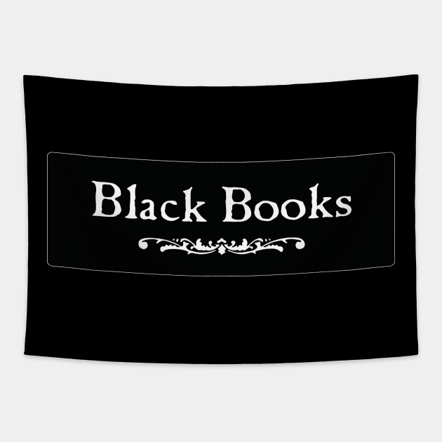 Black Books Tapestry by dflynndesigns