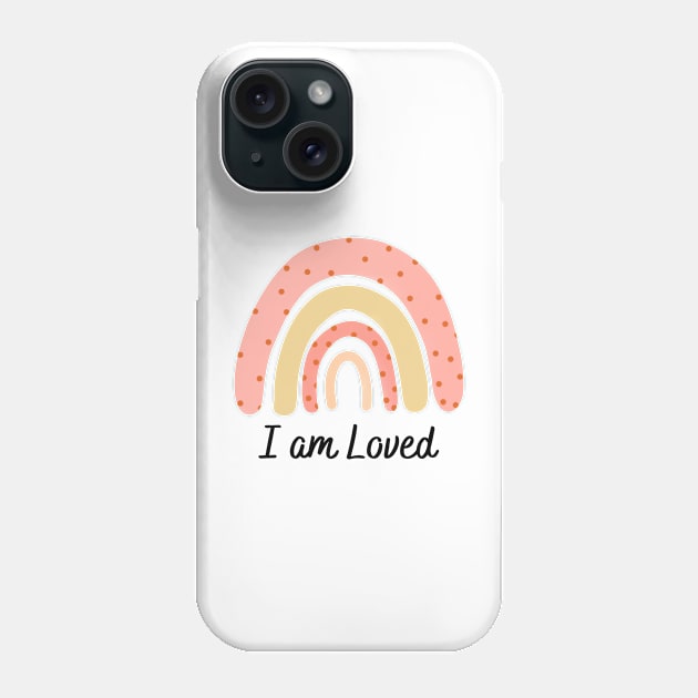 I am loved new baby toddler Phone Case by Ashden