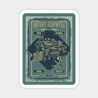 RETRO TRAIN Magnet