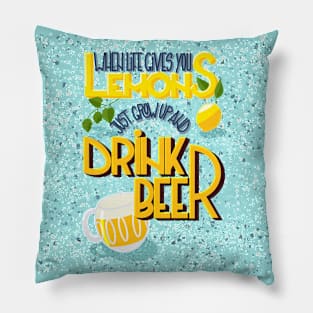 Hops and lemons Pillow